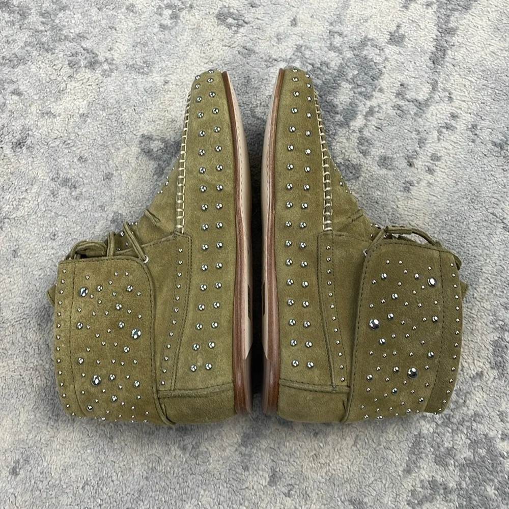 NIB Zadig & Voltaire Santa Fe Dream Studs Ankle Boots Southwestern Suede 41